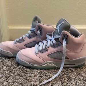 Jordan Kids Sneakers in Soft Pink and Gray